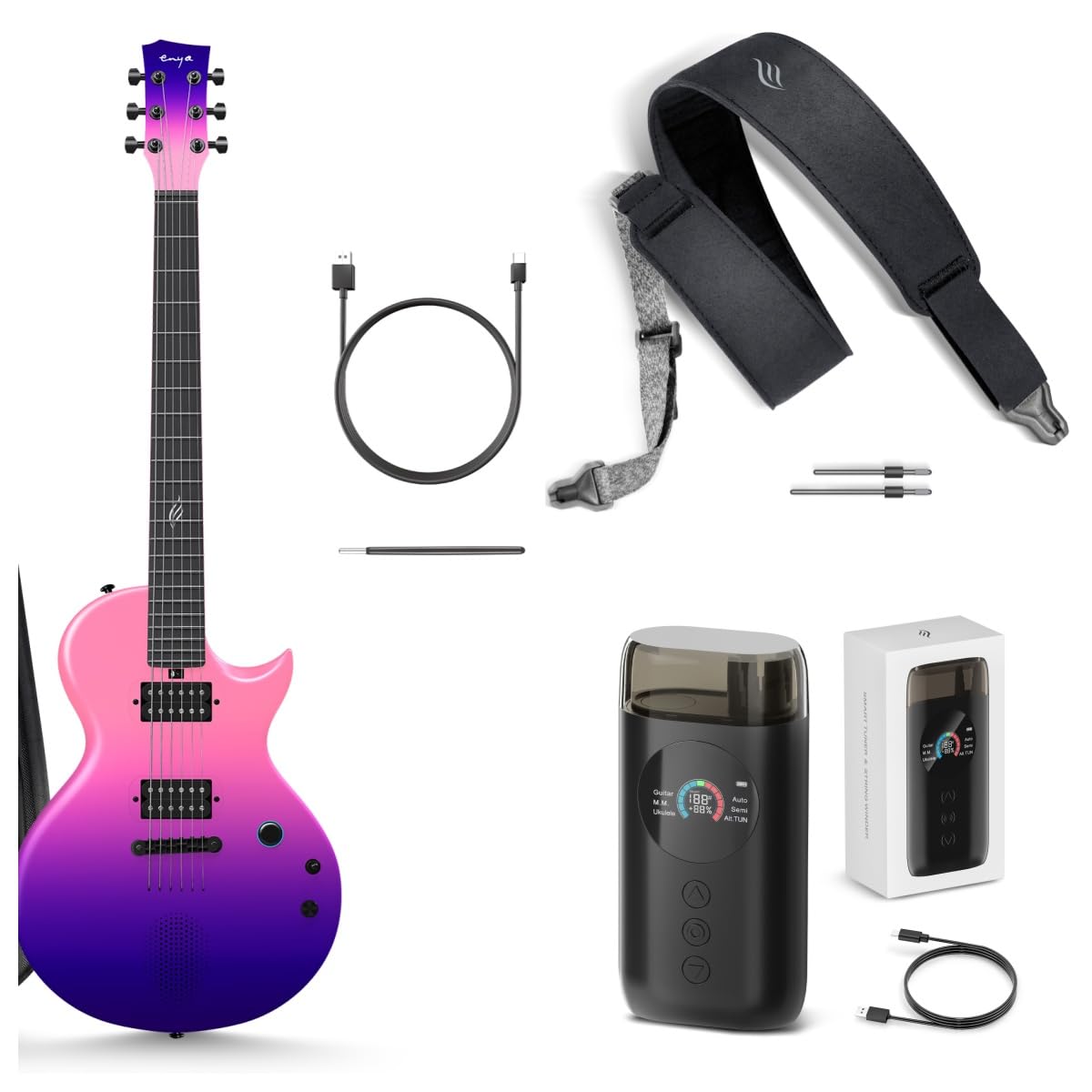 Amazon.com: Enya Electric Guitar Nova Go Sonic Smart